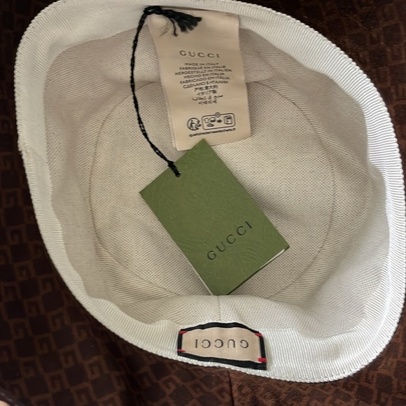 NWT Gucci Suede Bucket Hat - Picture 5 of 7